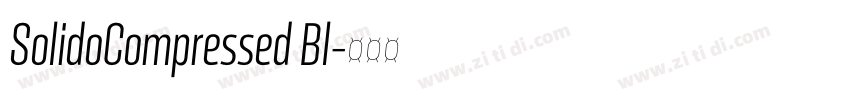 SolidoCompressed Bl字体转换 SolidoCompressed Bl字体转换